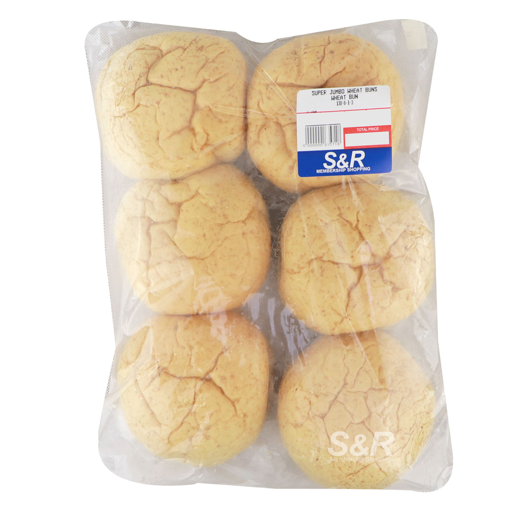 S&R Super Jumbo Wheat Buns 6pcs S&R Super Jumbo Wheat Buns 6pcs